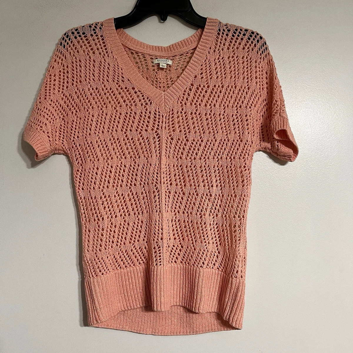Cardigan Femme Sonoma Manches Courtes Avec Boutons - Taille M - Couleur Teal - Occasion Très Bon état