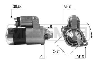 ERA 220481A Starter für MITSUBISHI