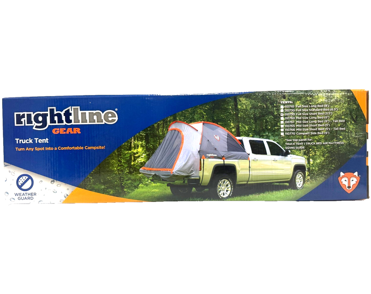 Rightline Gear Truck Bed Tent Full Size Short Bed with Sky View Vent  110750