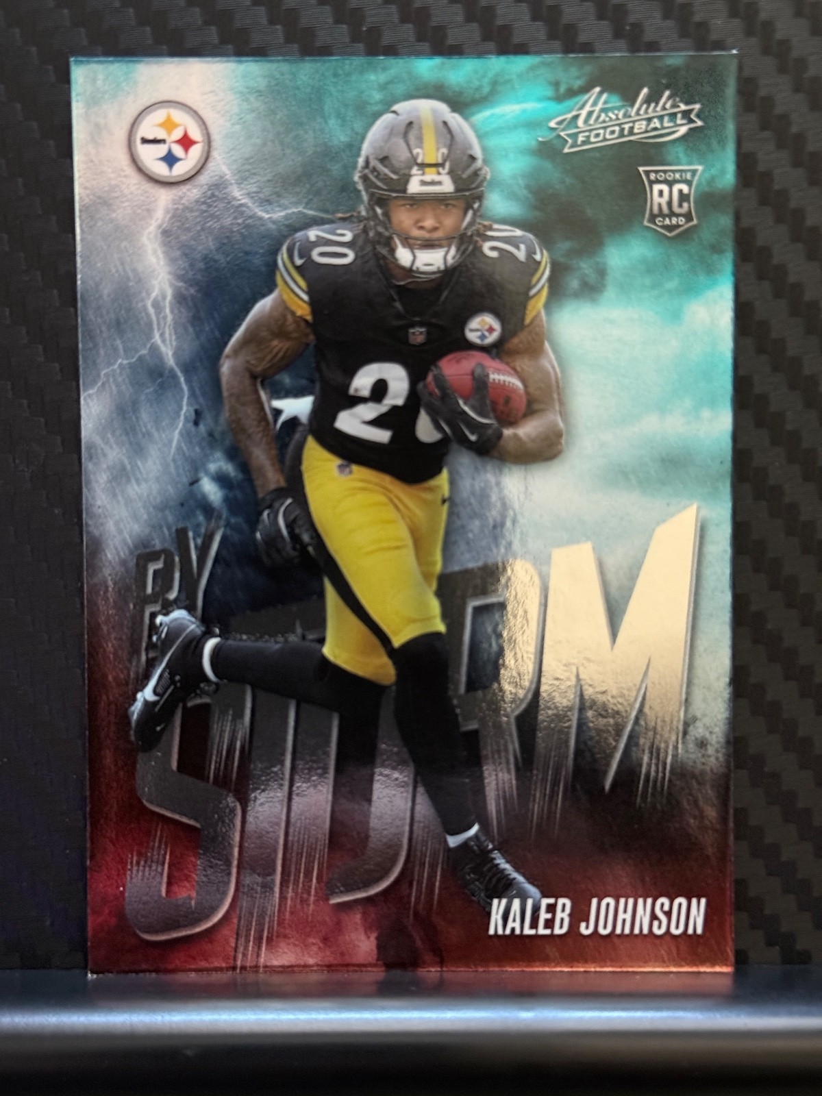 2025 Panini Absolute #8 Kaleb Johnson By Storm