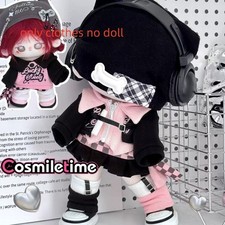 Hand-made Fit 20cm 25cm Plush Doll Hoodie Dress Coat Set Clothes Anime Gift YZ