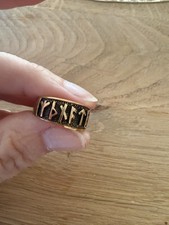 Wikinger Runenring – goldfarben