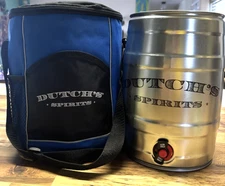 Dutch's Spirits Mini Keg Dispenser w/ Insulated Carry Case Promotional NEW