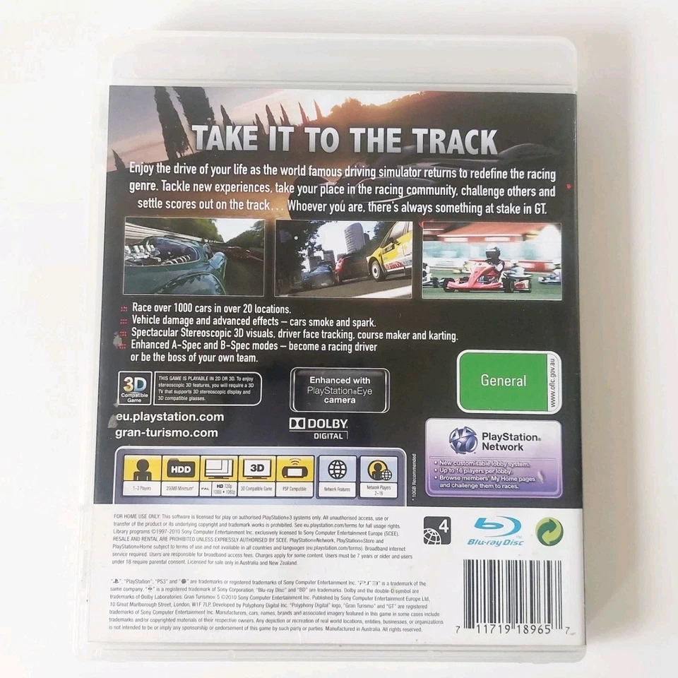 Gran Turismo 5 Sony PlayStation 3 PS3 Complete Car Racing Game VGC - Image 2 of 4