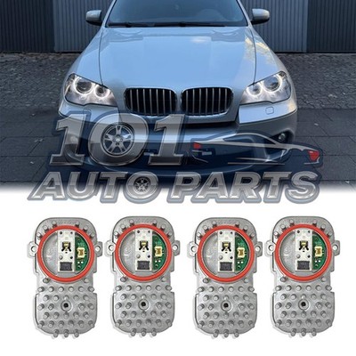 4pcs White Angel Eye DRL LED Module FOR BMW X5 E70 LCI 2011 2012 2013 XENON