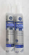 GE Window  Door Clear Silicone Window and Door Caulk Sealant 10.1 oz Lot of 2