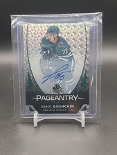 2023-24 UD SP Authentic Pageantry Auto Danil Gushchin San Jose Sharks 