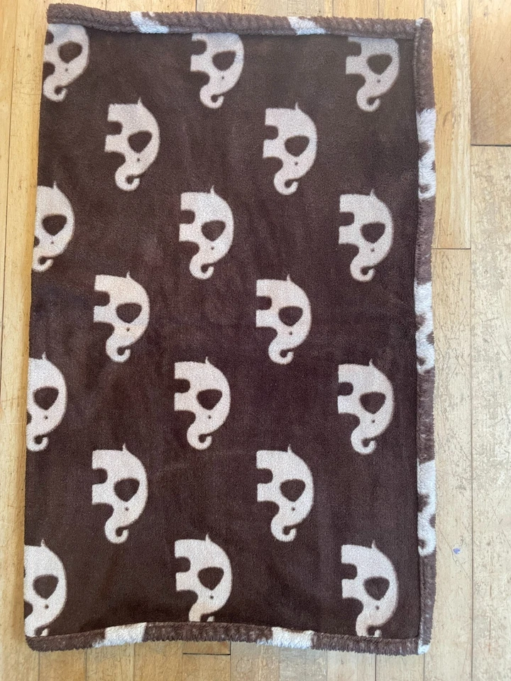 Tiddliwinks Brown Tan Elephant Baby Blanket Security Lovey 30x40" - Image 4 of 4