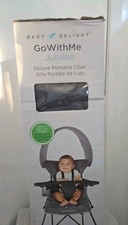 NIB Baby/Kid Delight Go W/Me Jubilee Gray Deluxe Portable Chair Travel Read