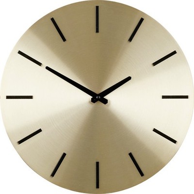 Mica Wanduhr Brixen gold Aluminium Ø 35,5 cm  Wanduhr