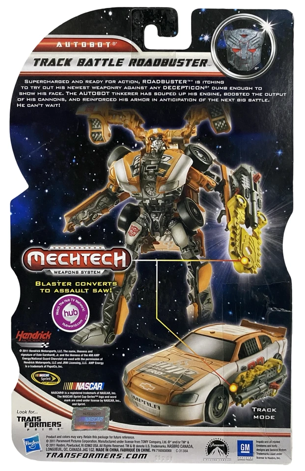 Transformers Track Battle Roadbuster Dark of the Moon Mechtech Figure NEW 2011 - Image 2 of 2