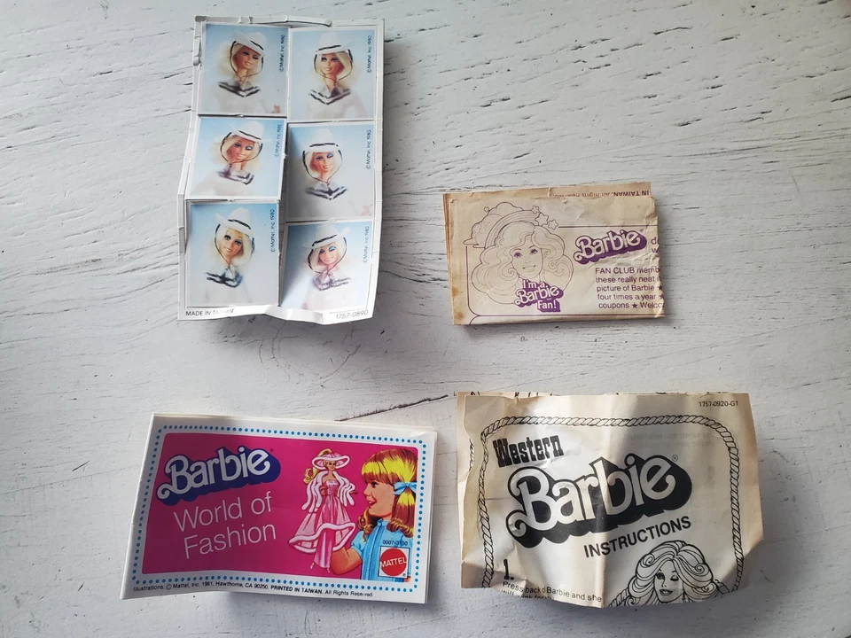 Hermosa muñeca estrella occidental vintage 1980 Western Barbie Country Western #1757 nueva Foto 3 de 4