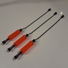 Carp Fishing Solar Lite Flow Large Red Bobbins and Chains x 3,