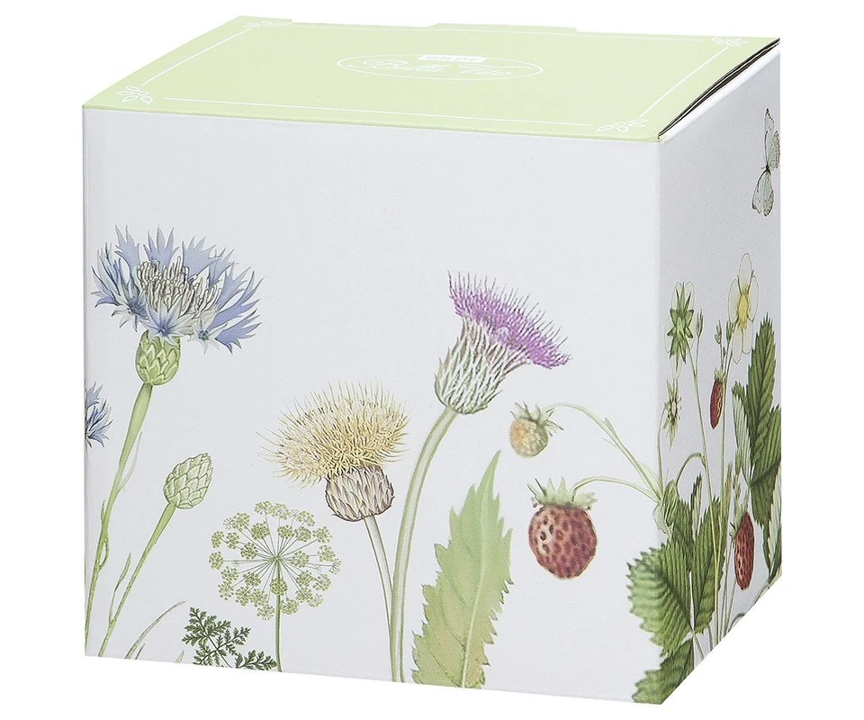 Bella Vita Teeset 3tlg. Tasse Wild Flowers - Porzellan Geschenk für Teefreunde - Bild 2 von 3