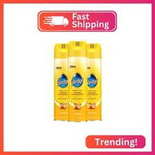 Pledge Enhancing Polish, Wood Furniture Spray, Orange Scent, 9.7oz Pack of 3