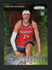 2024 Panini WNBA Prizm Aaliyah Edwards Fractal RC Rookie #3 Washington Mystics