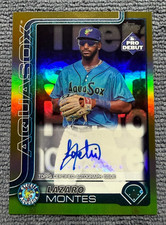 LAZARO MONTES 2025 Topps Pro Debut AUTO GOLD FOIL #/50 (Prospect) Mariners