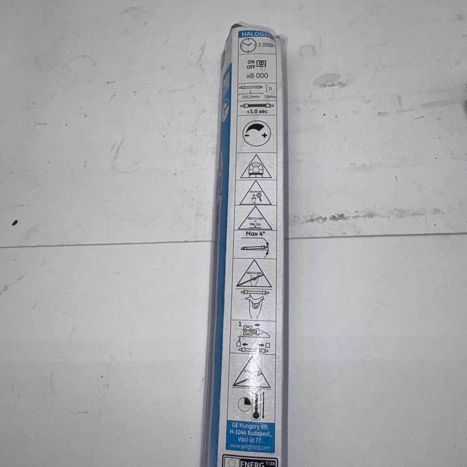 GE 1500W Halogen Striplight 254mm K5 R7S 32000lm 10A – Pack of 5 Sealed - Image 4 of 4