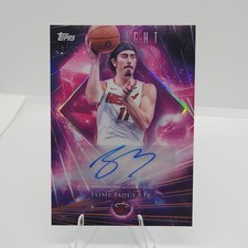 2025-26 Topps Midnight Jaime Jaquez Jr. Dark Matter Auto Dusk /75 Heat