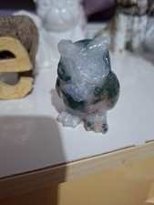 Small Moss Agate Owl