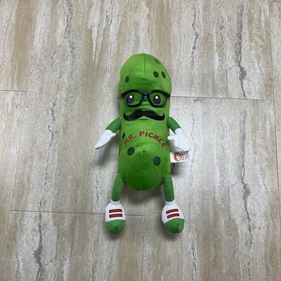 Mr. Pickle Fiesta Plush Toy Stuffed Animal Handlebar Mustache Glasses 14 