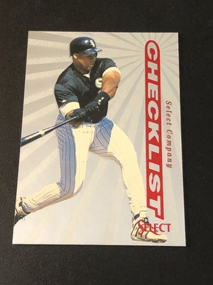 1997 Select Checklist Select Company Frank Thomas #149 HOF