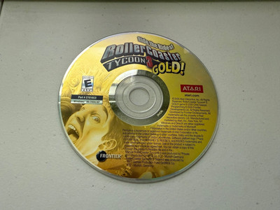 RollerCoaster Tycoon 3: Gold (PC, 2005) NO TRACKING - DISC ONLY #1411
