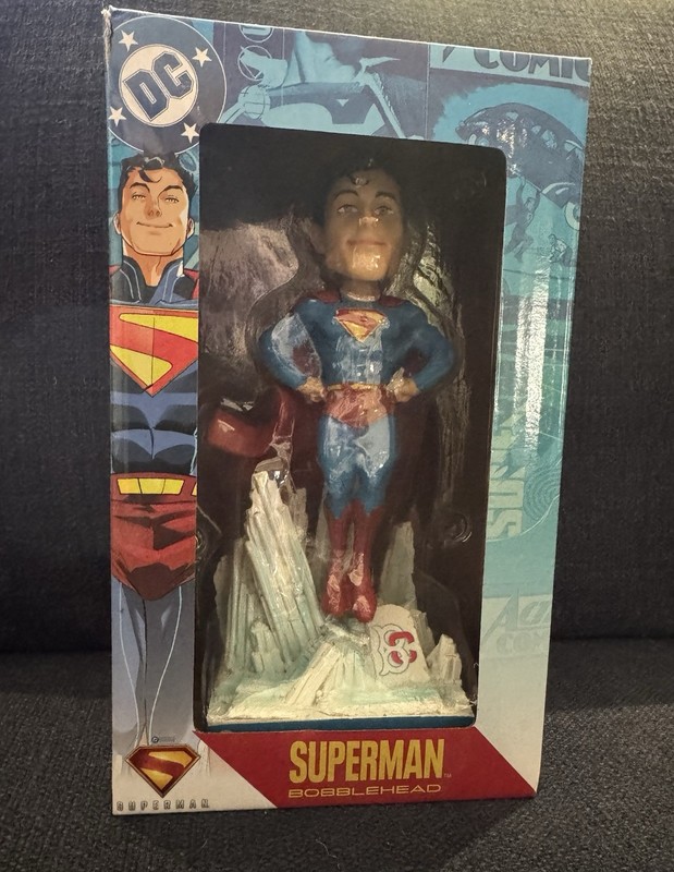 DC Comics Superman Bobblehead - Brooklyn Cyclones / Mets Minor League Baseball