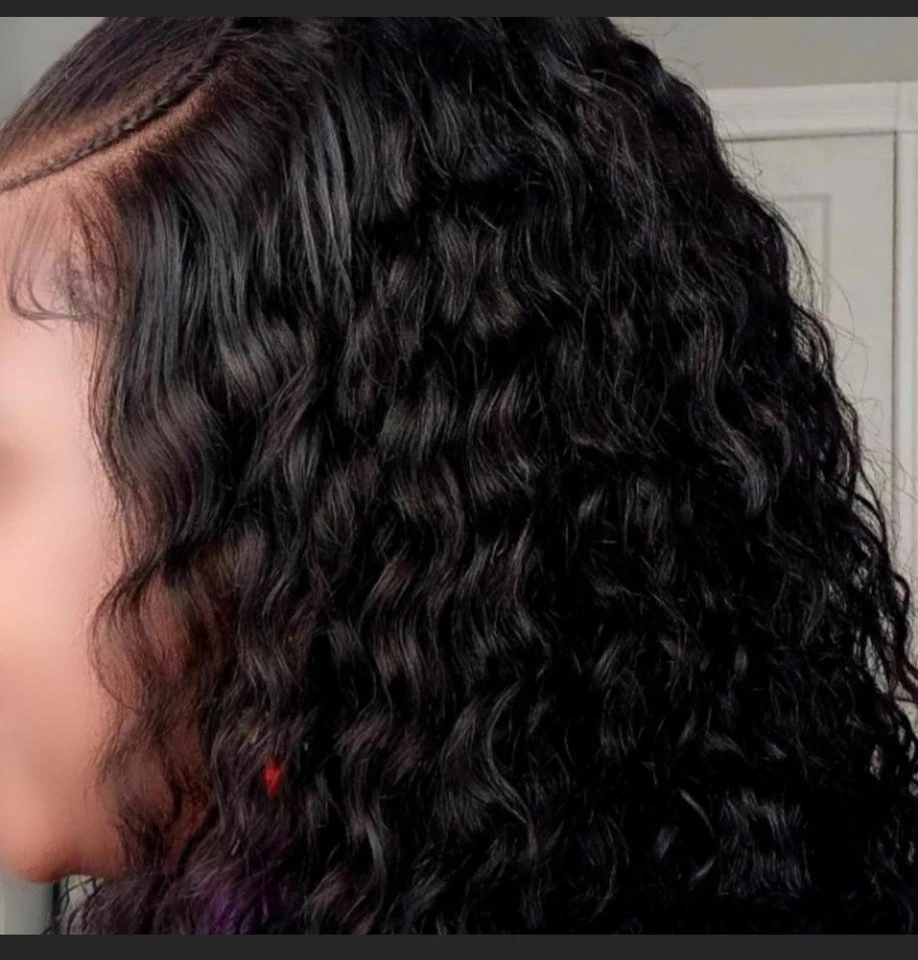 Braided Wigs 100% Human Hair 13X4 Lace Front Wig Braided Wigs - Image 3 of 3