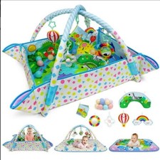 Dr.Rapeti Baby Play Gym Mat with Ball Pit