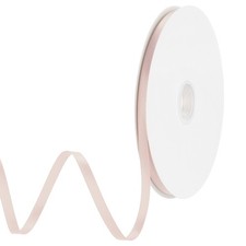 F&uuml;r doppelseitiges Polyester Satinband 1/4" 65 Yards hellrosa