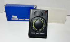 Vintage Seiko Quartz Metronome SQM-358 W/ Original Case Tested Working