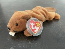 Ty Beanie Baby Bucky The Beaver Plush With Pellets & All Tags Vintage 1995