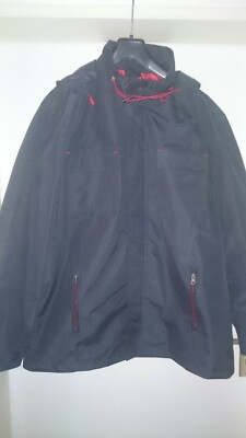 Atlas for Men Windbreaker - Parka Outdoor - Übergangsjacke Dunkelblau Gr. XL NEU