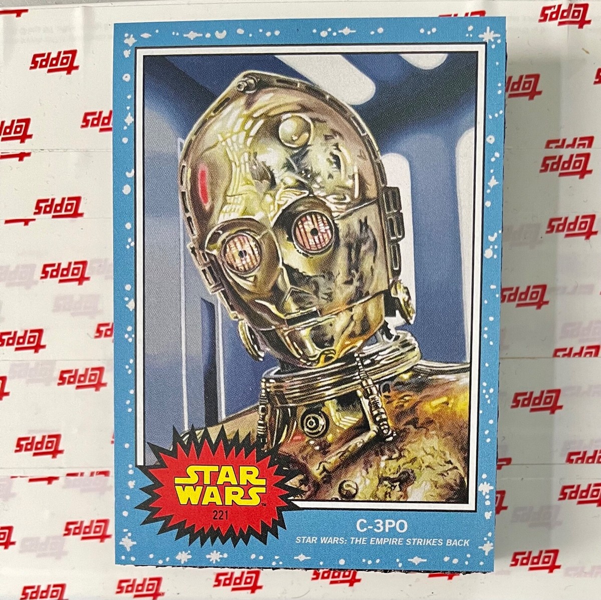 TOPPS STAR WARS LIVING SET CARD C-3PO #221 STAR WARS THE