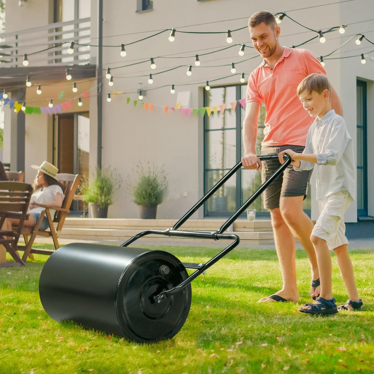 Steel garden roller outlet