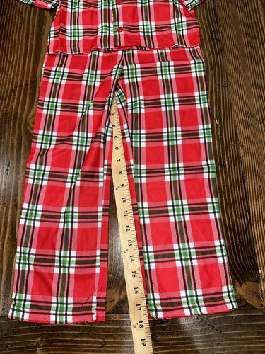 Nightlife Boys Small Christmas Pajamas 2-Pack - Green/White/Red/Yellow NWT - Picture 2 of 11