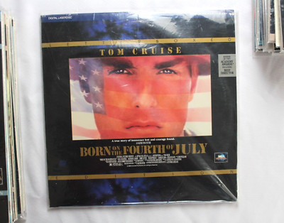 BORN ON THE FOURTH OF JULY laserdisc LD TOM CRUISE LETTERBOX *BUY MORE AND SAVE*
