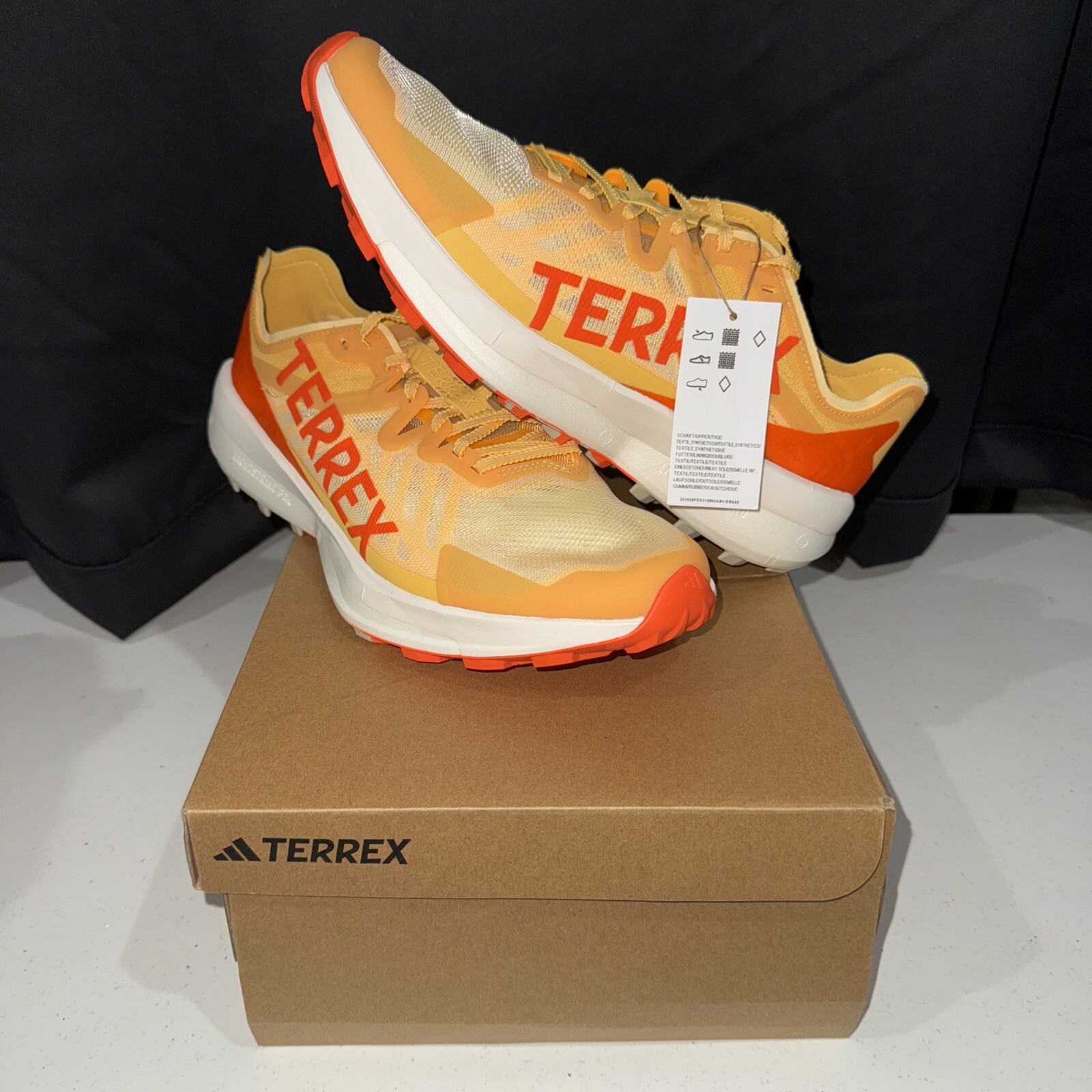 Adidas Terrex Agravic Speed Trail Pro Running Shoe IG8015 Men Sz 10.5 New $180