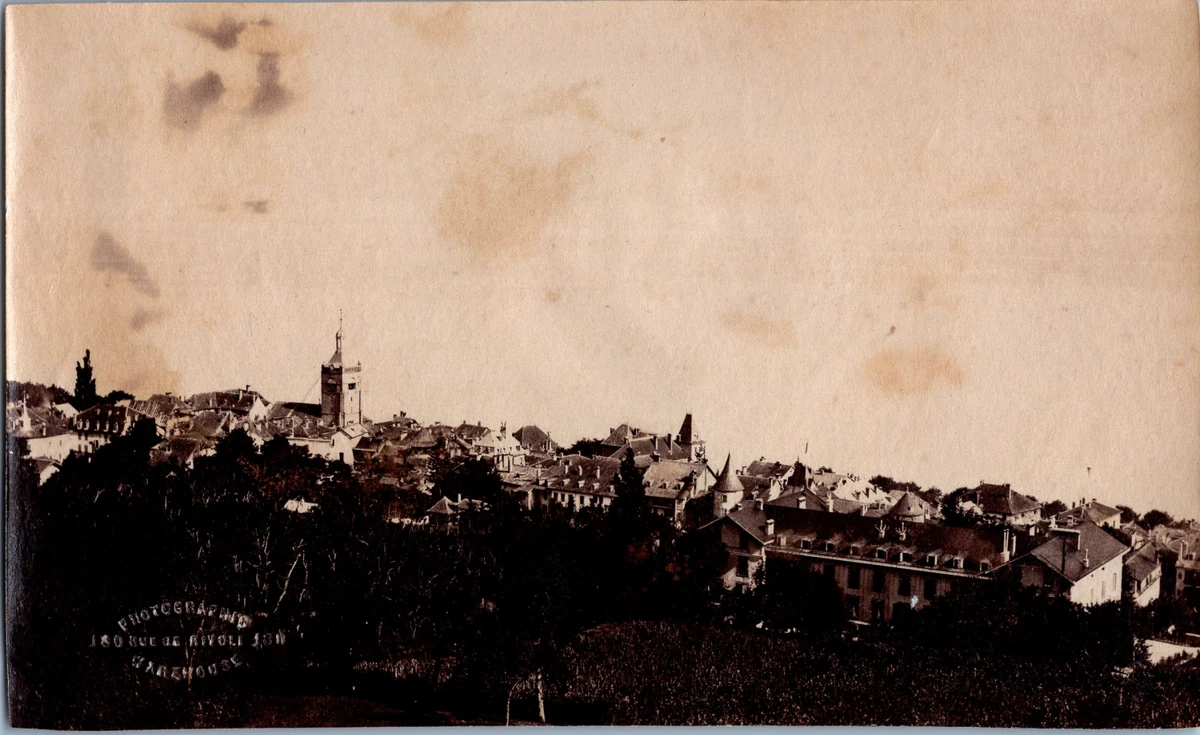 Tirage Albuminé Original – Leçon De Natation – Circa 1880 – Photo Ancienne 10x15 Cm