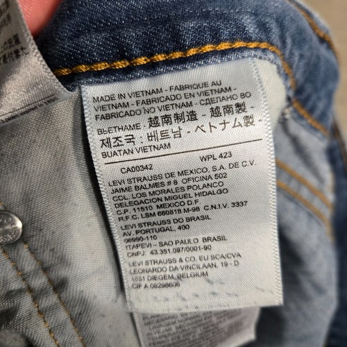 Jeans Levis 527 Hombre 34x30 Azul Ligero 100% Algodón - Imagen 8 de 10
