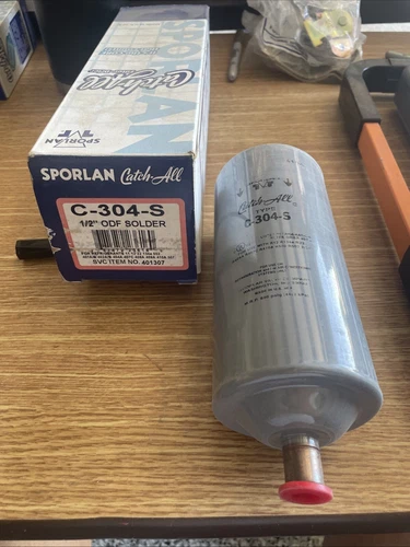 Sporlan C-304-S Refrigerant Liquid Filter Drier 1/2" ODF Liquid Line