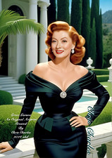 GREER GARSON von Chris Charles Original A3 UHD KUNSTDRUCK FOTODRUCK