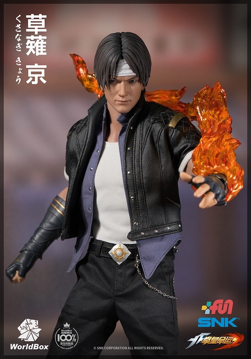 orldBox 草薙京　1/6フィギュア KOF SNK hottoys The King Of Fighters Kyo Kusanagi 1/6 Figure Hot Toys SNK KOF