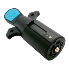 7 Pin Trailer Plug Tester With Led Light 7 Way Trailer Light Tester Round Rv Bla