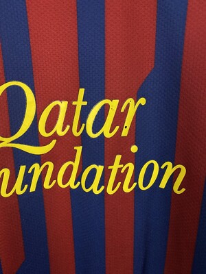 XAVI #6 MEN'S FC BARCELONA 2011/2012 SOCCER FOOTBALL SHIRT JERSEY