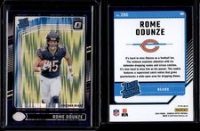 2024 Panini Football Optic Rated Rookie Purple Shock #286 Rome Odunze