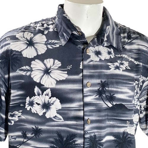 KY's Original Hawaiian Shirt Made in Hawaii, Blue