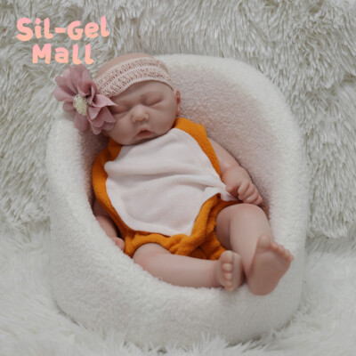 Realistic Sleeping Newborn Baby Girl Doll Soft Silicone
