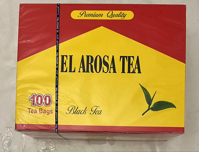 Al Arosa tea 100 teabags singly wrapped strong black tea